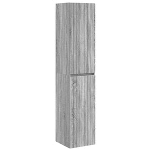 Σετ Επίπλων Μπάνιου 3 τμχ. Γκρι Sonoma 33 x 34,5 x 160 εκ