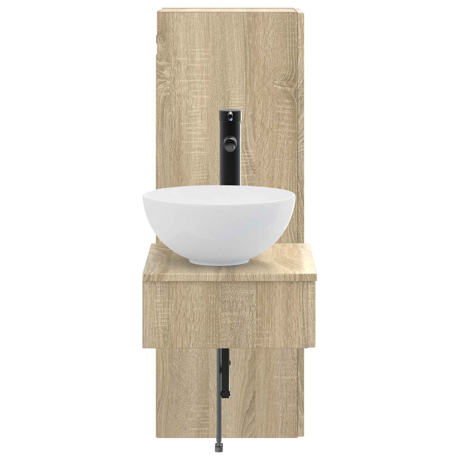 Σετ Επίπλων Μπάνιου 2 τμχ. Sonoma Δρυς 33 x 34,5 x 100 εκ - Pakobazaar