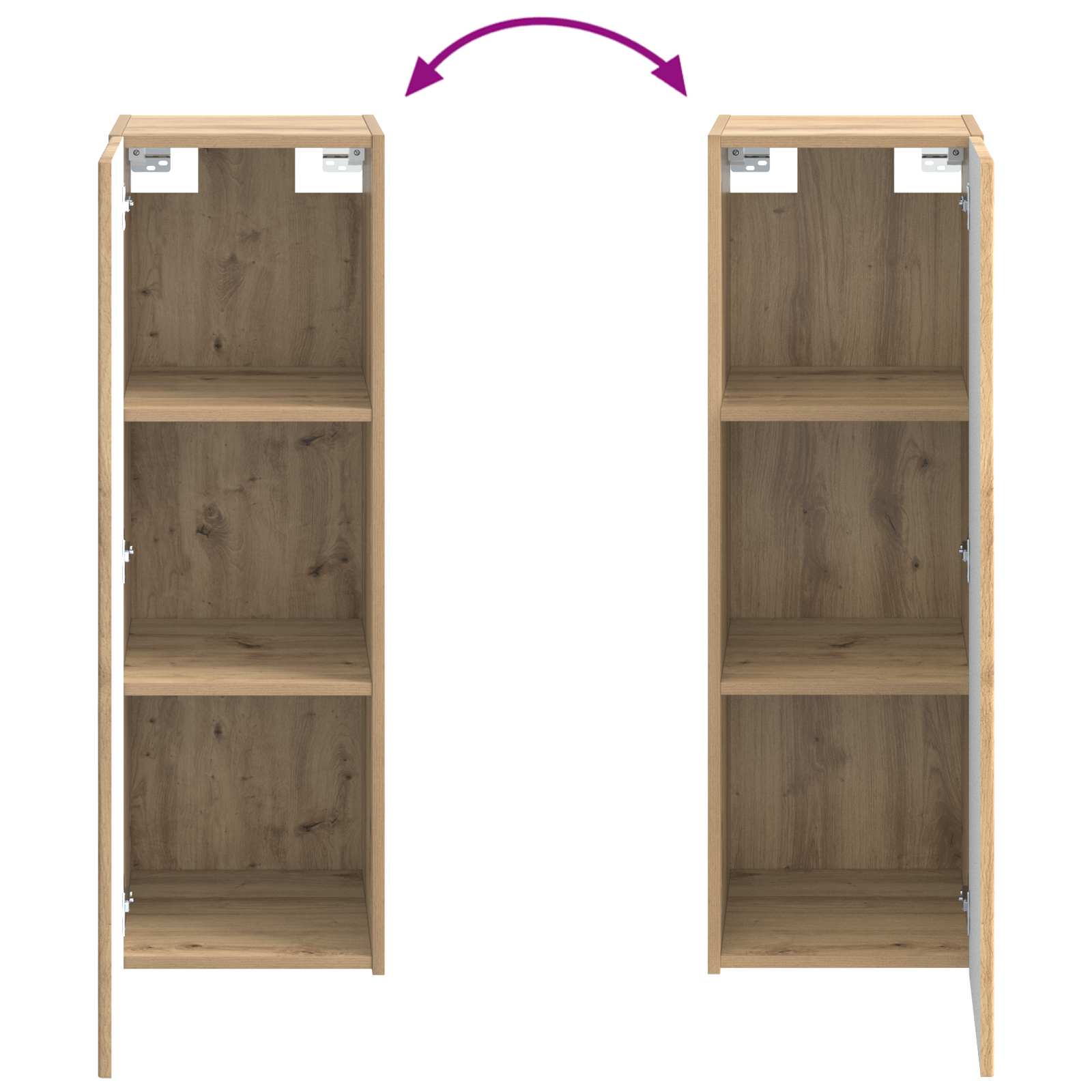 Σετ Επίπλων Μπάνιου 2 τμχ. Artisan Δρυς 33 x 34,5 x 100 εκ - Pakobazaar