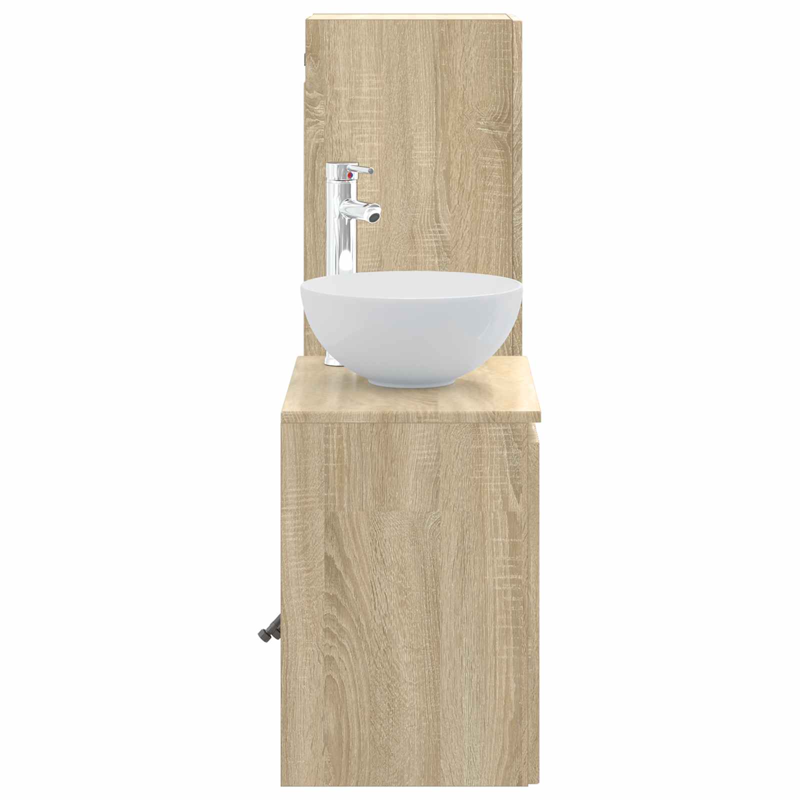Σετ Επίπλων Μπάνιου 2 τμχ. Sonoma Δρυς 33 x 34,5 x 100 εκ - Pakobazaar