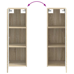 Σετ Επίπλων Μπάνιου 2 τμχ. Sonoma Δρυς 33 x 34,5 x 100 εκ - Pakobazaar