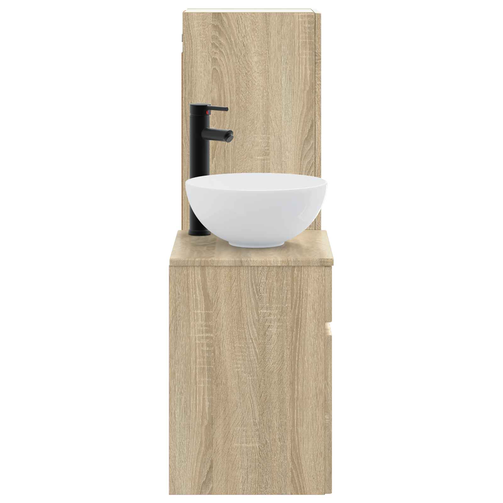 Σετ Επίπλων Μπάνιου 2 τμχ. Sonoma Δρυς 33 x 34,5 x 100 εκ - Pakobazaar