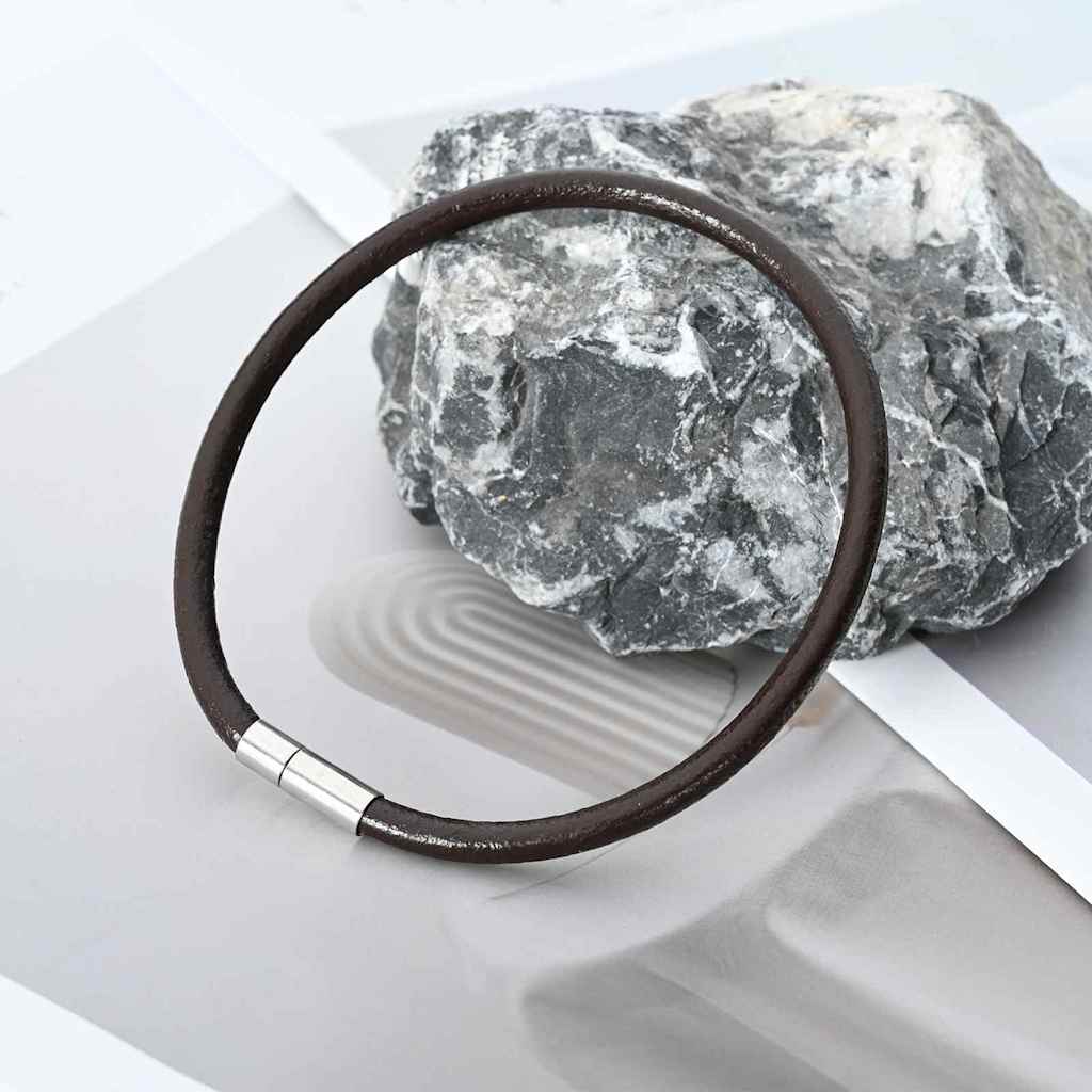 Δερμάτινο σχοινί Σκούρο Καφέ Ø5 χιλ. x 50 μ. Δέρμα