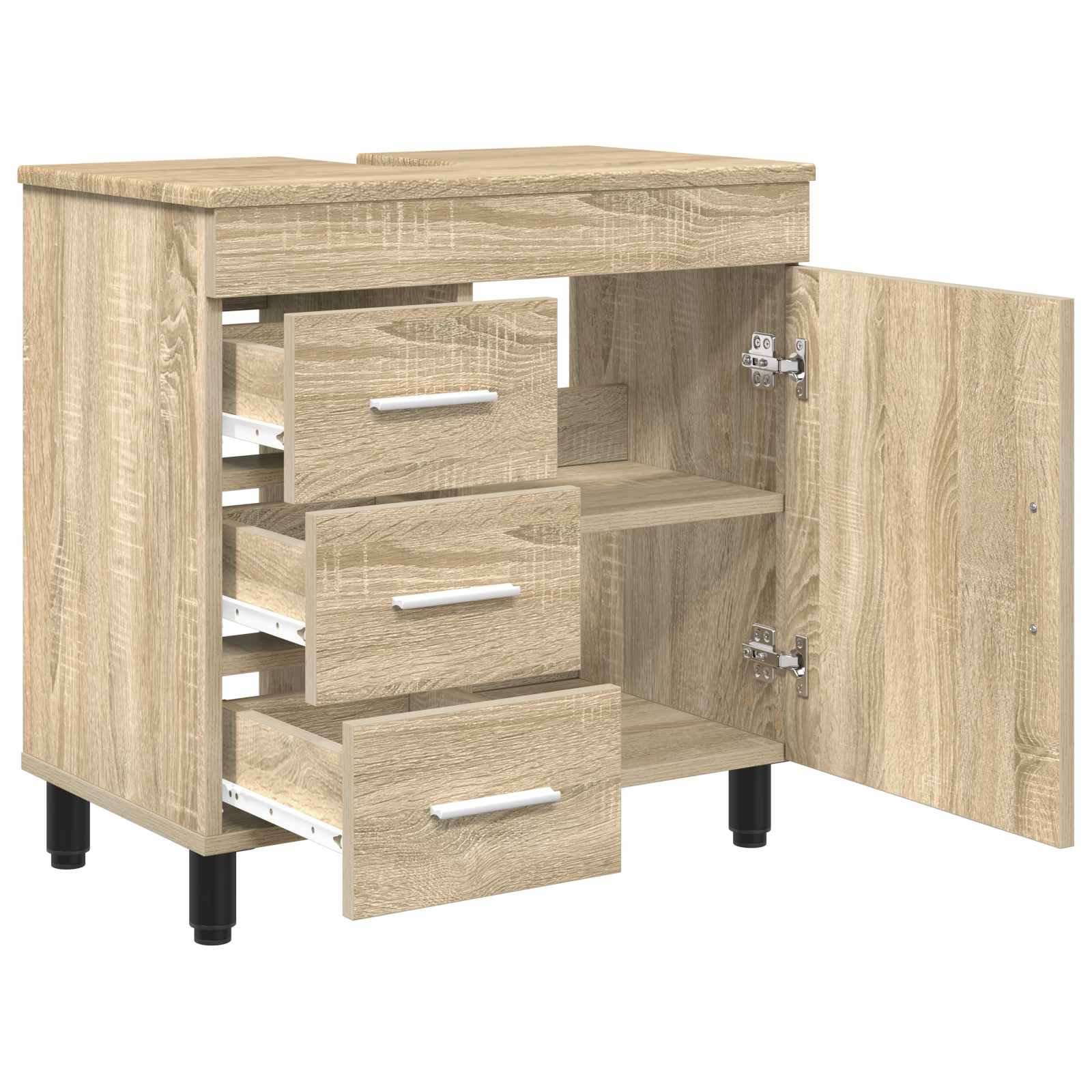Έπιπλο μπάνιου Sonoma Δρυς 60 x 35 x 60 εκ. Επεξεργασμένο Ξύλο - Pakobazaar