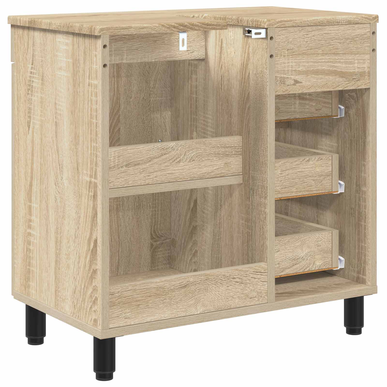 Έπιπλο μπάνιου Sonoma Δρυς 60 x 35 x 60 εκ. Επεξεργασμένο Ξύλο - Pakobazaar