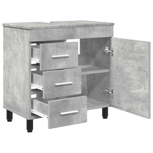 Έπιπλο μπάνιου Γκρι Σκυροδέματος 60 x 35 x 60 εκ. - Pakobazaar
