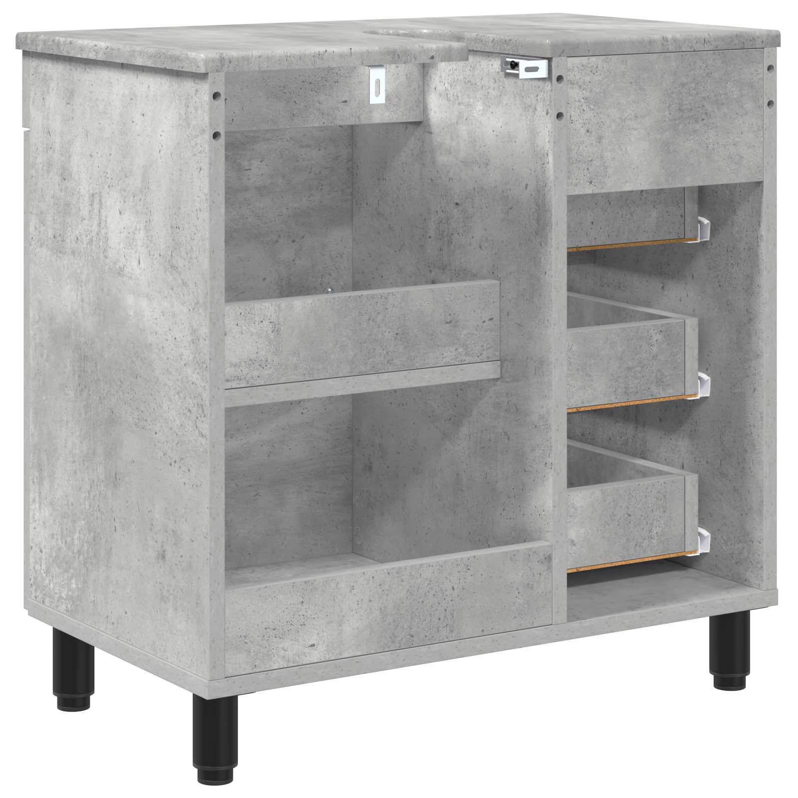 Έπιπλο μπάνιου Γκρι Σκυροδέματος 60 x 35 x 60 εκ. - Pakobazaar