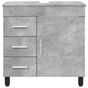 Έπιπλο μπάνιου Γκρι Σκυροδέματος 60 x 35 x 60 εκ. - Pakobazaar