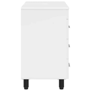 Έπιπλο μπάνιου Γυαλιστερό Λευκό 60 x 35 x 60 εκ. - Pakobazaar