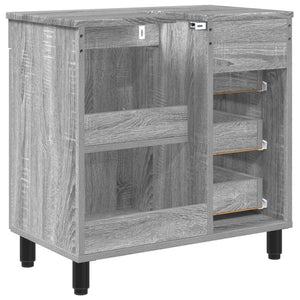 Έπιπλο μπάνιου Γκρι Sonoma 60 x 35 x 60 εκ. Επεξεργασμένο Ξύλο - Pakobazaar