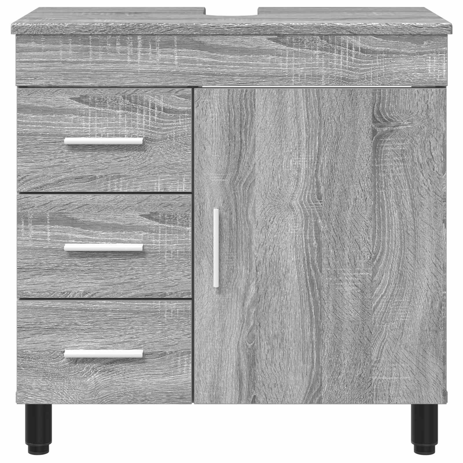 Έπιπλο μπάνιου Γκρι Sonoma 60 x 35 x 60 εκ. Επεξεργασμένο Ξύλο - Pakobazaar