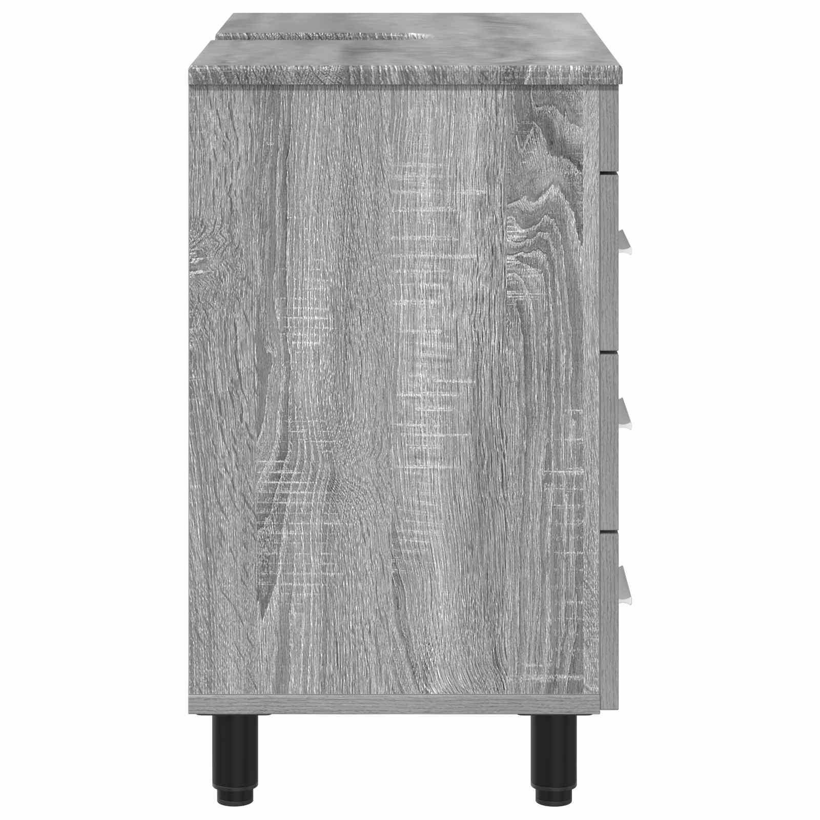 Έπιπλο μπάνιου Γκρι Sonoma 60 x 35 x 60 εκ. Επεξεργασμένο Ξύλο - Pakobazaar