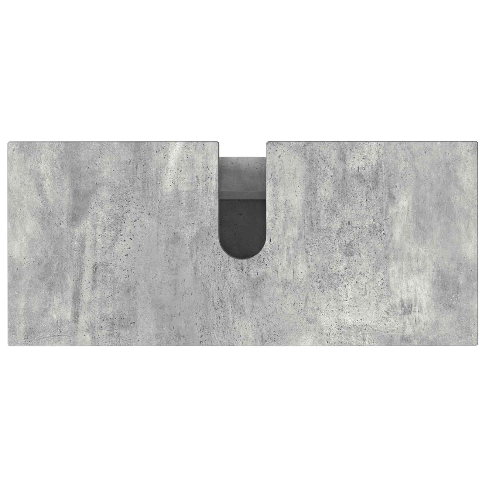 Έπιπλο μπάνιου Γκρι Σκυροδέματος 80 x 35 x 60 cm - Pakobazaar