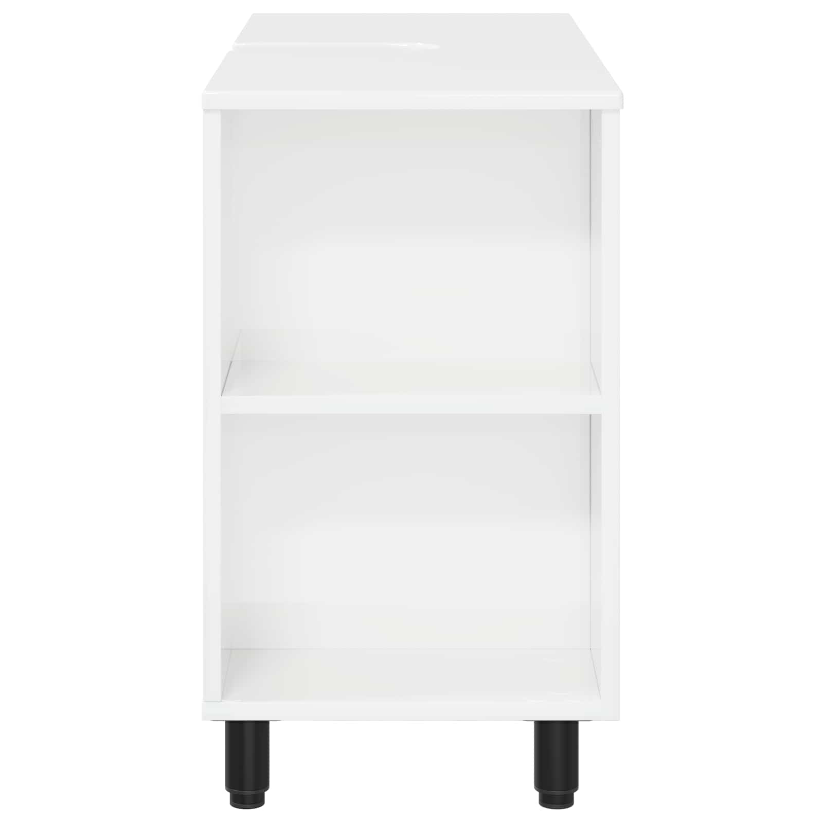 Έπιπλο μπάνιου Γυαλιστερό Λευκό 80 x 35 x 60 cm - Pakobazaar