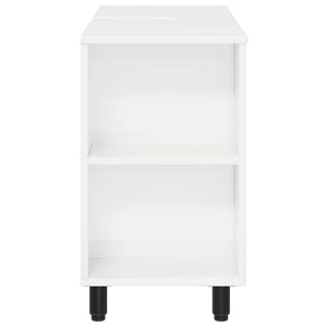 Έπιπλο μπάνιου Γυαλιστερό Λευκό 80 x 35 x 60 cm - Pakobazaar