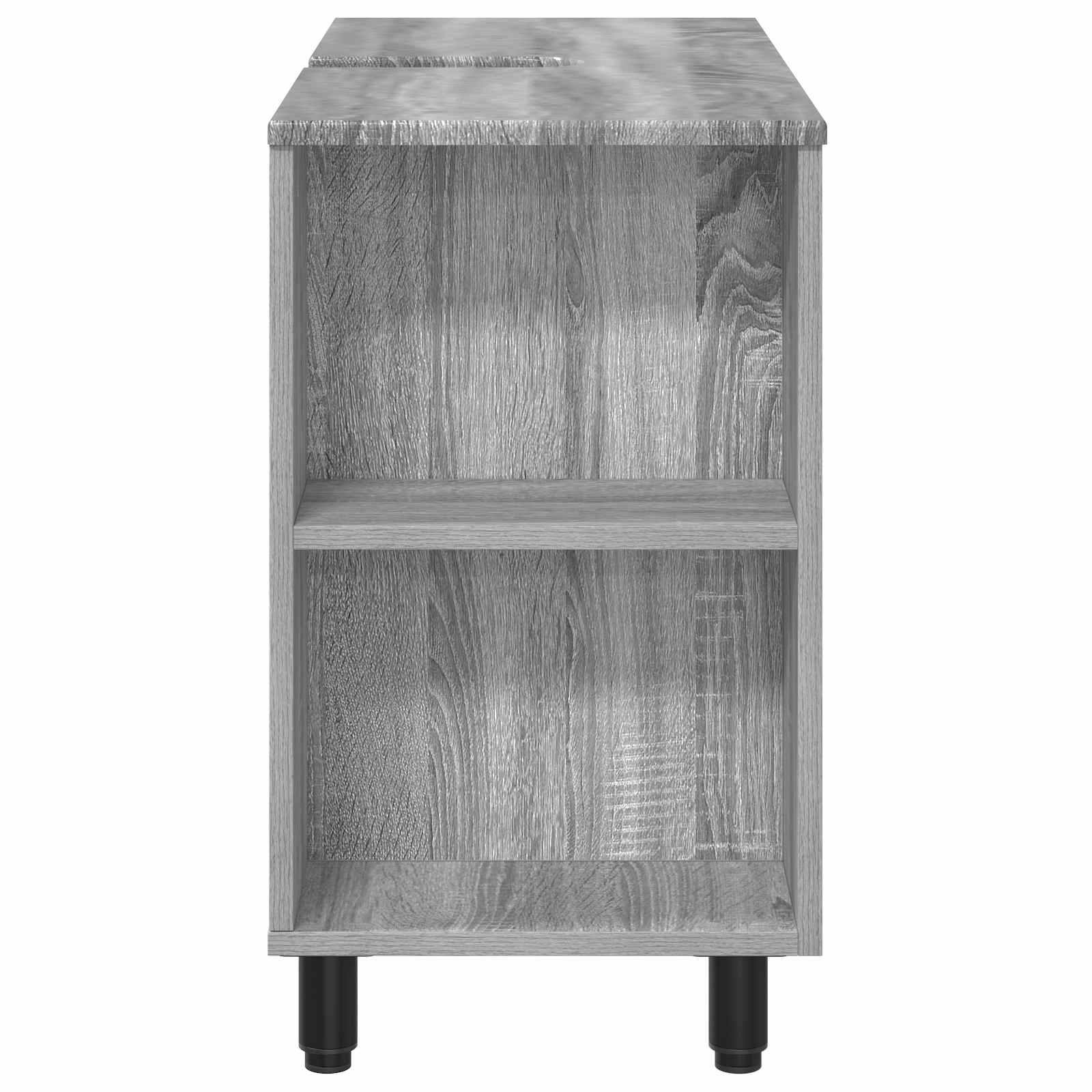 Έπιπλο μπάνιου Γκρι Sonoma 80 x 35 x 60 cm Επεξεργασμένο Ξύλο - Pakobazaar