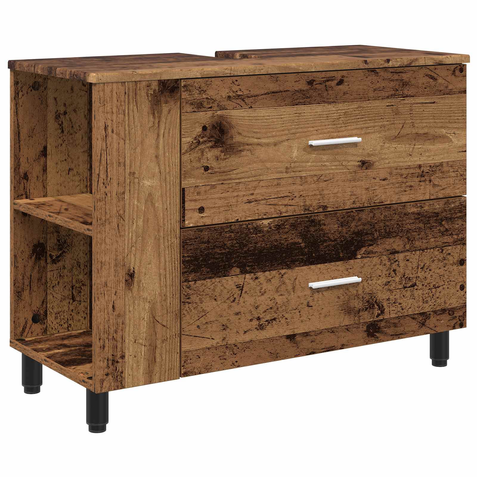 Έπιπλο μπάνιου Παλαιωμένο ξύλο 80 x 35 x 60 cm - Pakobazaar