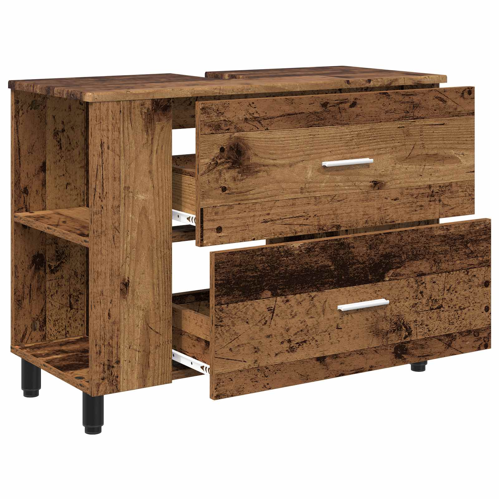 Έπιπλο μπάνιου Παλαιωμένο ξύλο 80 x 35 x 60 cm - Pakobazaar