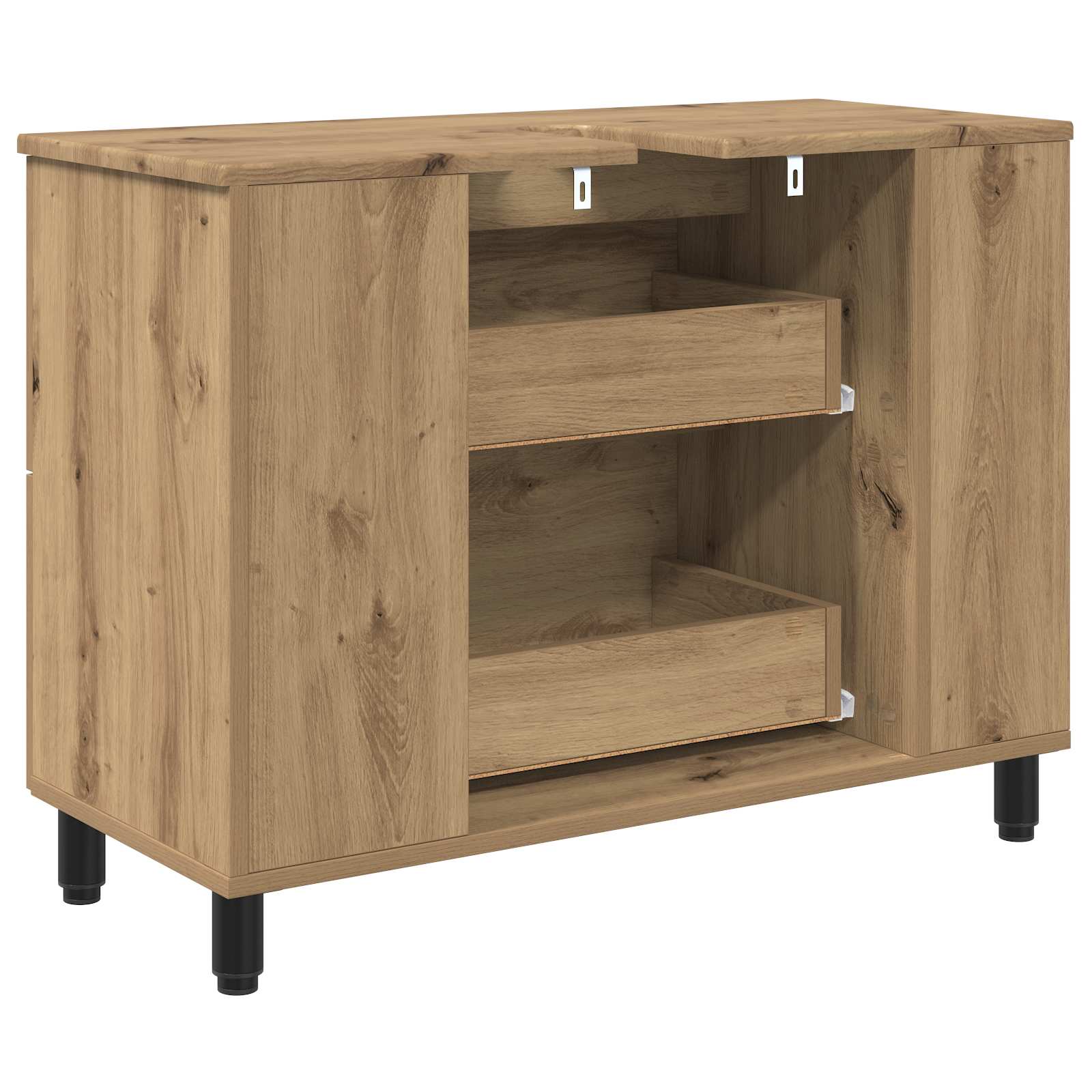 Έπιπλο μπάνιου Artisan Δρυς 80 x 35 x 60 cm Επεξεργασμένο Ξύλο - Pakobazaar