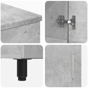 Έπιπλο μπάνιου Γκρι Σκυροδέματος 60 x 35 x 60 εκ. - Pakobazaar