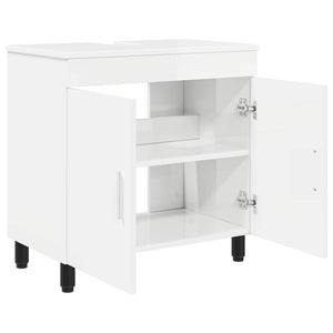Έπιπλο μπάνιου Γυαλιστερό Λευκό 60 x 35 x 60 εκ. - Pakobazaar