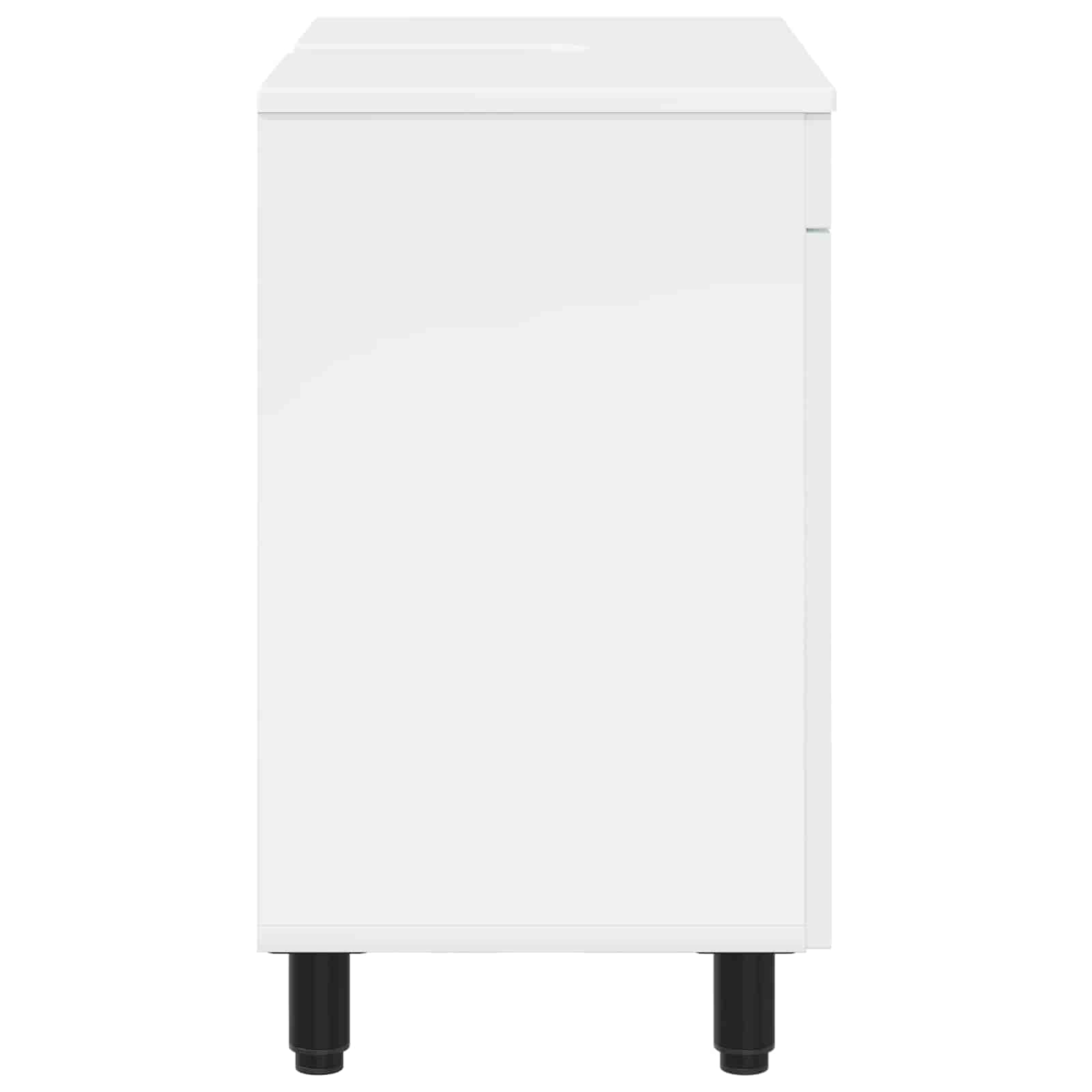 Έπιπλο μπάνιου Γυαλιστερό Λευκό 60 x 35 x 60 εκ. - Pakobazaar