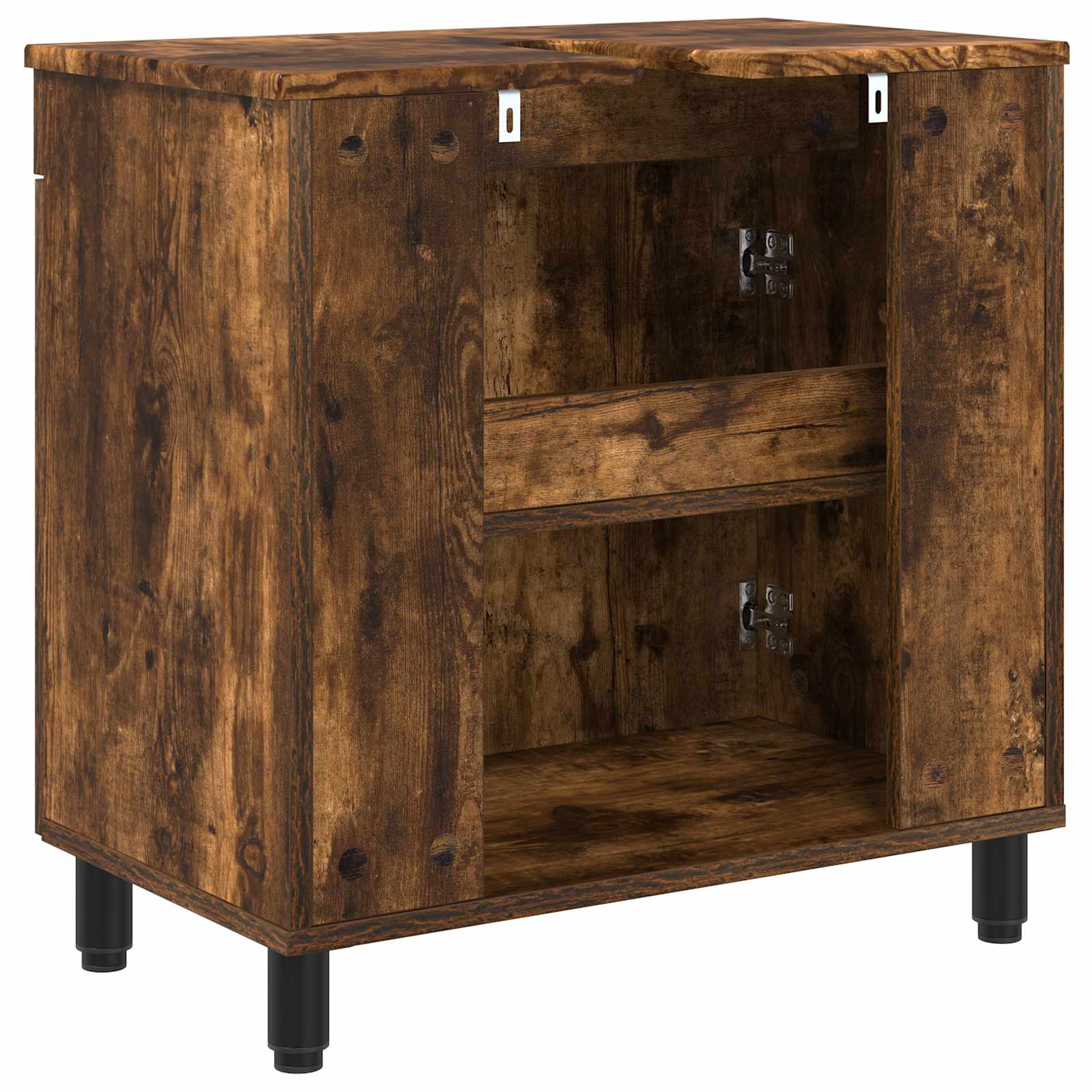 Έπιπλο μπάνιου Καπνισμένο Ξύλο Δρυός 60 x 35 x 60 εκ. - Pakobazaar