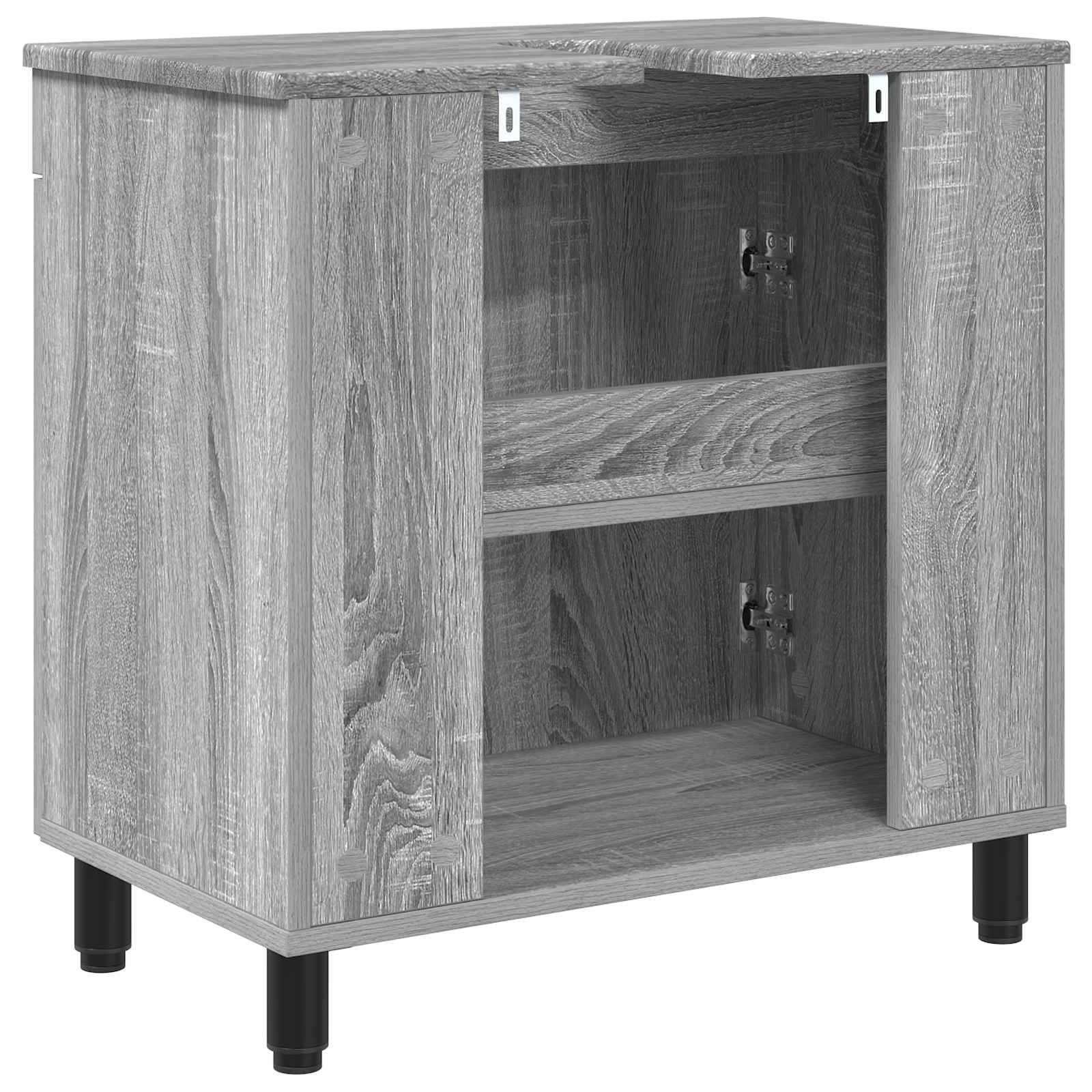 Έπιπλο μπάνιου Γκρι Sonoma 60 x 35 x 60 εκ. Επεξεργασμένο Ξύλο - Pakobazaar