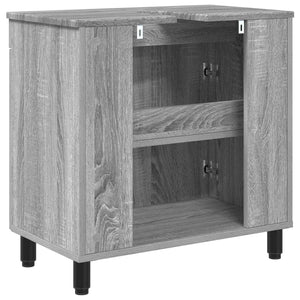 Έπιπλο μπάνιου Γκρι Sonoma 60 x 35 x 60 εκ. Επεξεργασμένο Ξύλο - Pakobazaar