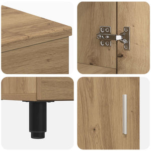 Έπιπλο μπάνιου Artisan Δρυς 60 x 35 x 60 εκ. Επεξεργασμένο Ξύλο - Pakobazaar