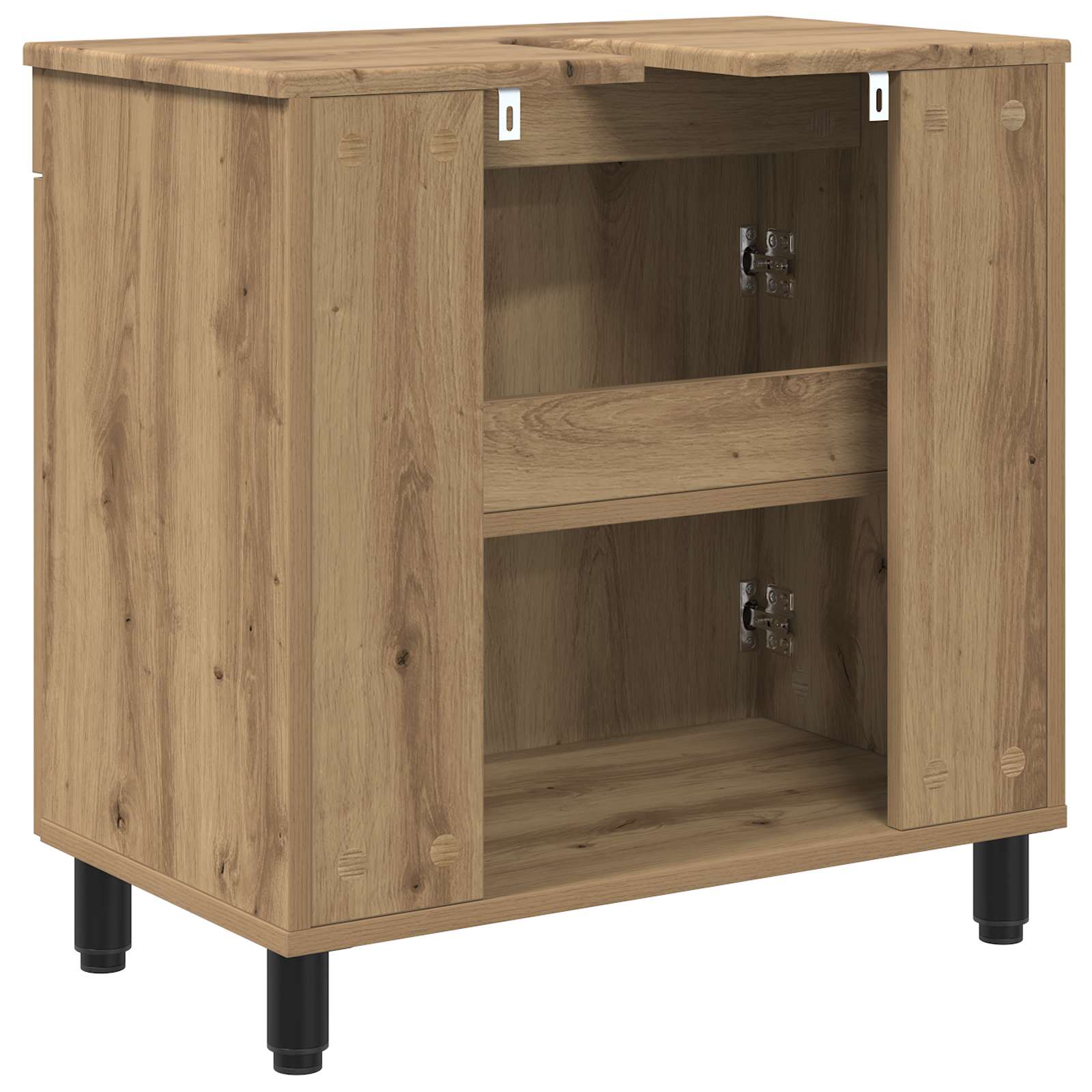 Έπιπλο μπάνιου Artisan Δρυς 60 x 35 x 60 εκ. Επεξεργασμένο Ξύλο - Pakobazaar