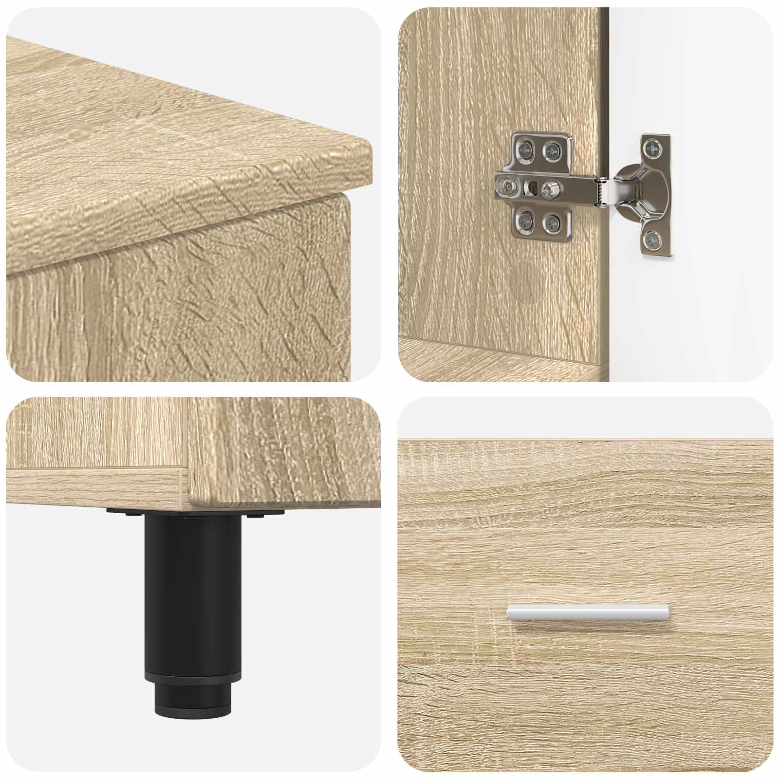 Έπιπλο μπάνιου Sonoma Δρυς 60 x 35 x 60 εκ. Επεξεργασμένο Ξύλο - Pakobazaar