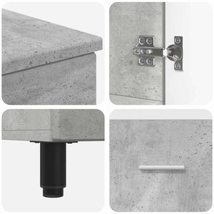 Έπιπλο μπάνιου Γκρι Σκυροδέματος 60 x 35 x 60 εκ. - Pakobazaar