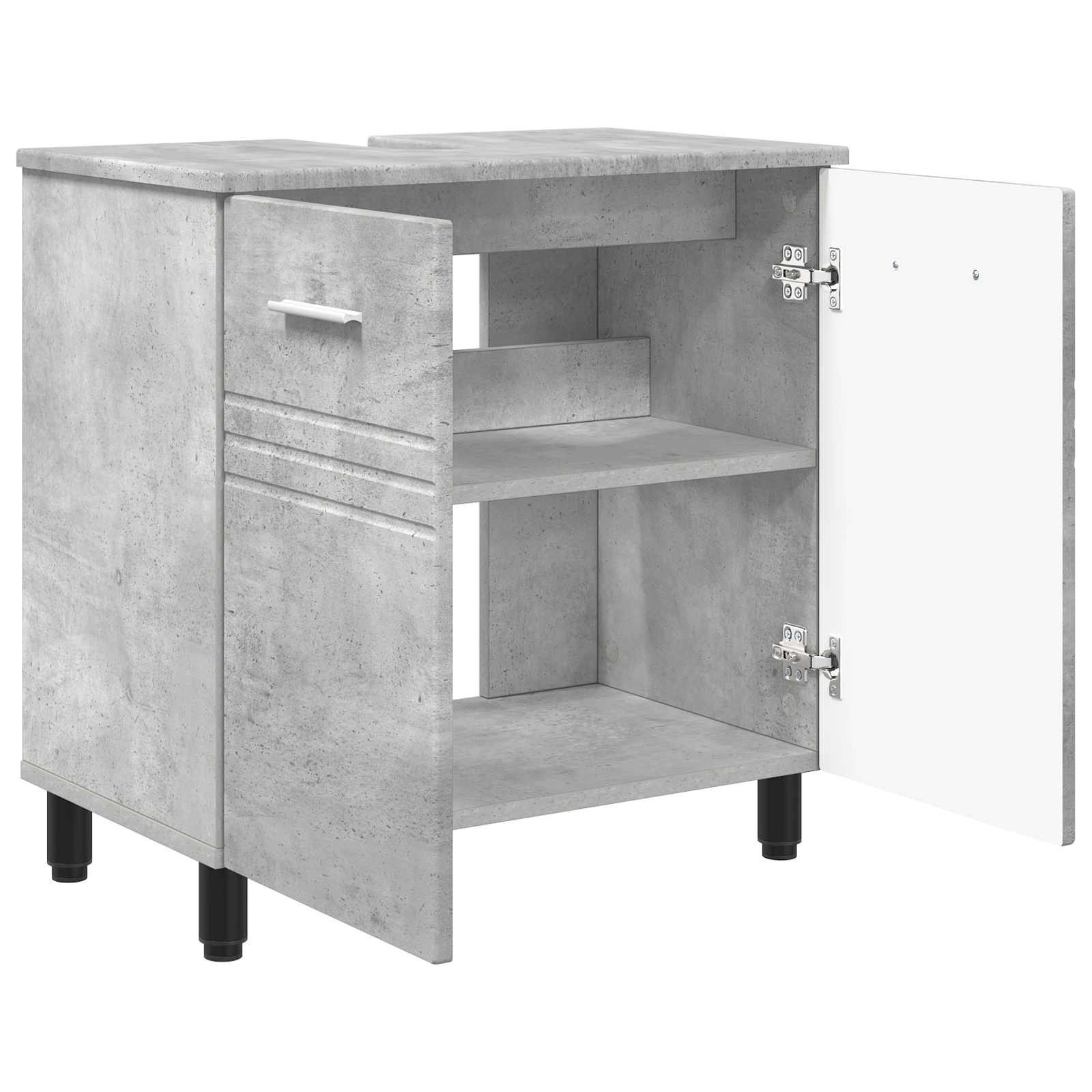 Έπιπλο μπάνιου Γκρι Σκυροδέματος 60 x 35 x 60 εκ. - Pakobazaar