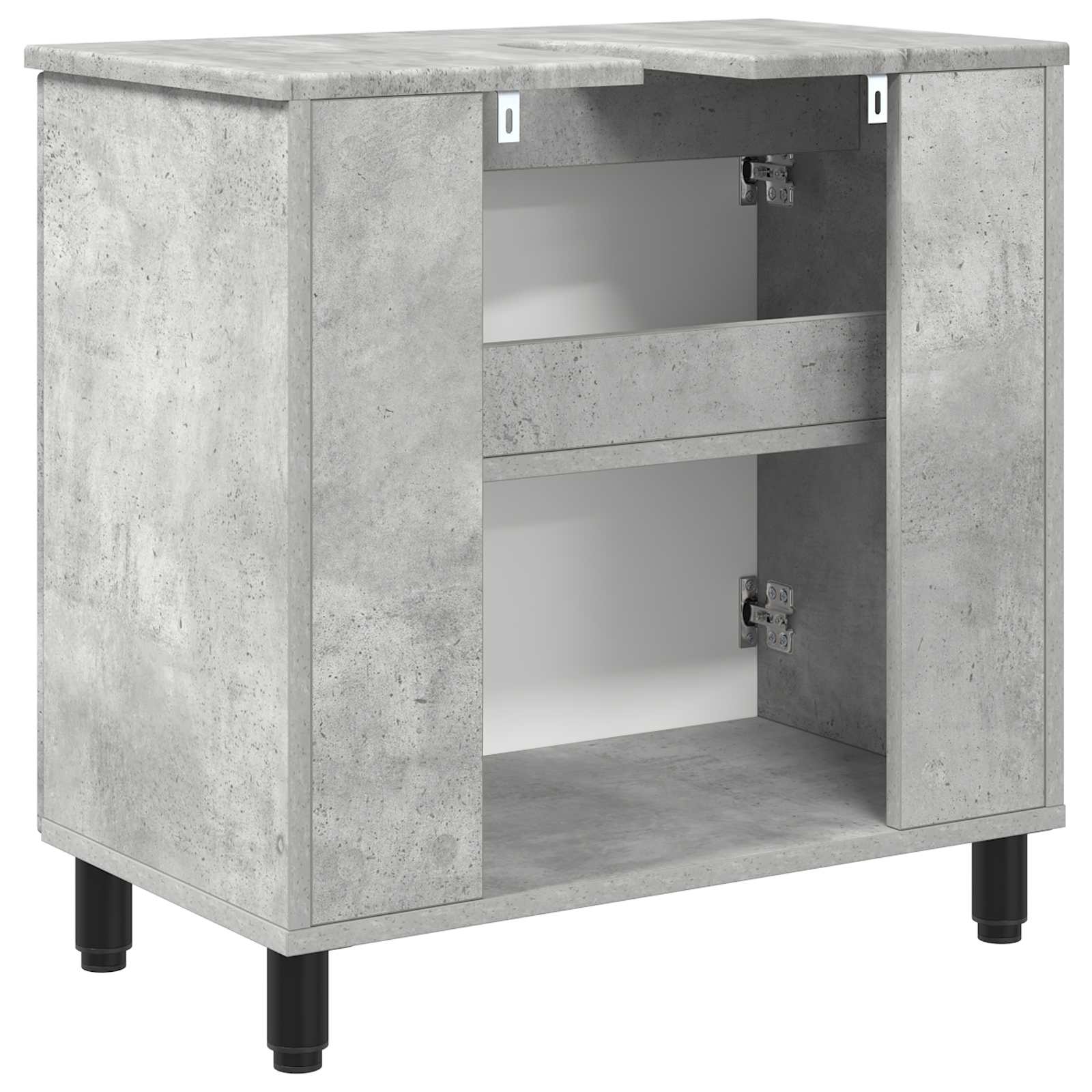 Έπιπλο μπάνιου Γκρι Σκυροδέματος 60 x 35 x 60 εκ. - Pakobazaar