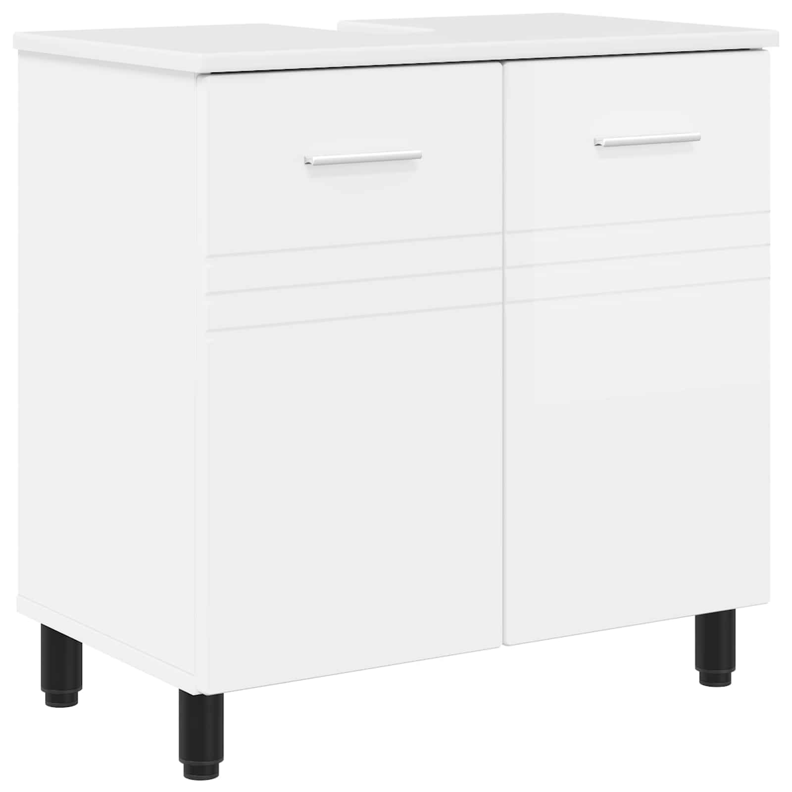 Έπιπλο μπάνιου Γυαλιστερό Λευκό 60 x 35 x 60 εκ. - Pakobazaar