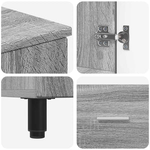 Έπιπλο μπάνιου Γκρι Sonoma 60 x 35 x 60 εκ. Επεξεργασμένο Ξύλο - Pakobazaar