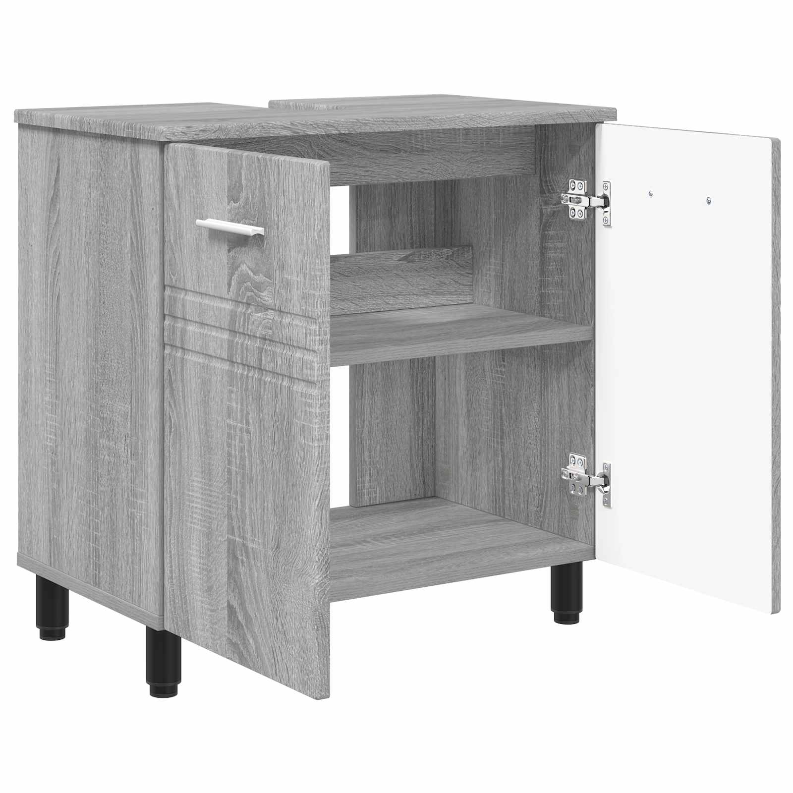 Έπιπλο μπάνιου Γκρι Sonoma 60 x 35 x 60 εκ. Επεξεργασμένο Ξύλο - Pakobazaar