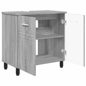 Έπιπλο μπάνιου Γκρι Sonoma 60 x 35 x 60 εκ. Επεξεργασμένο Ξύλο - Pakobazaar