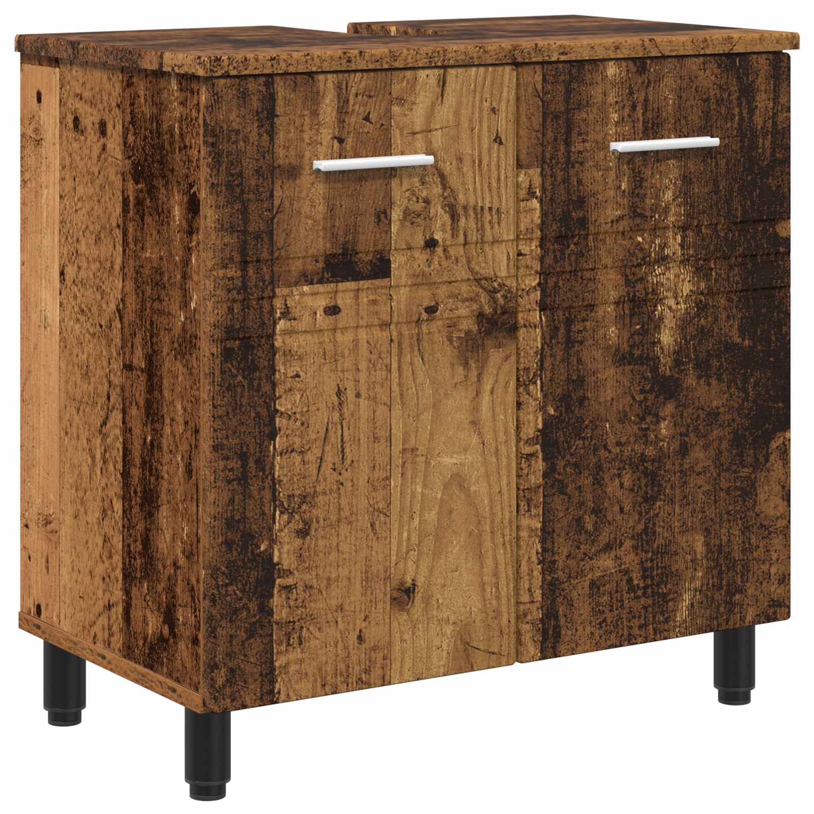Έπιπλο μπάνιου Παλαιωμένο ξύλο 60 x 35 x 60 εκ. - Pakobazaar