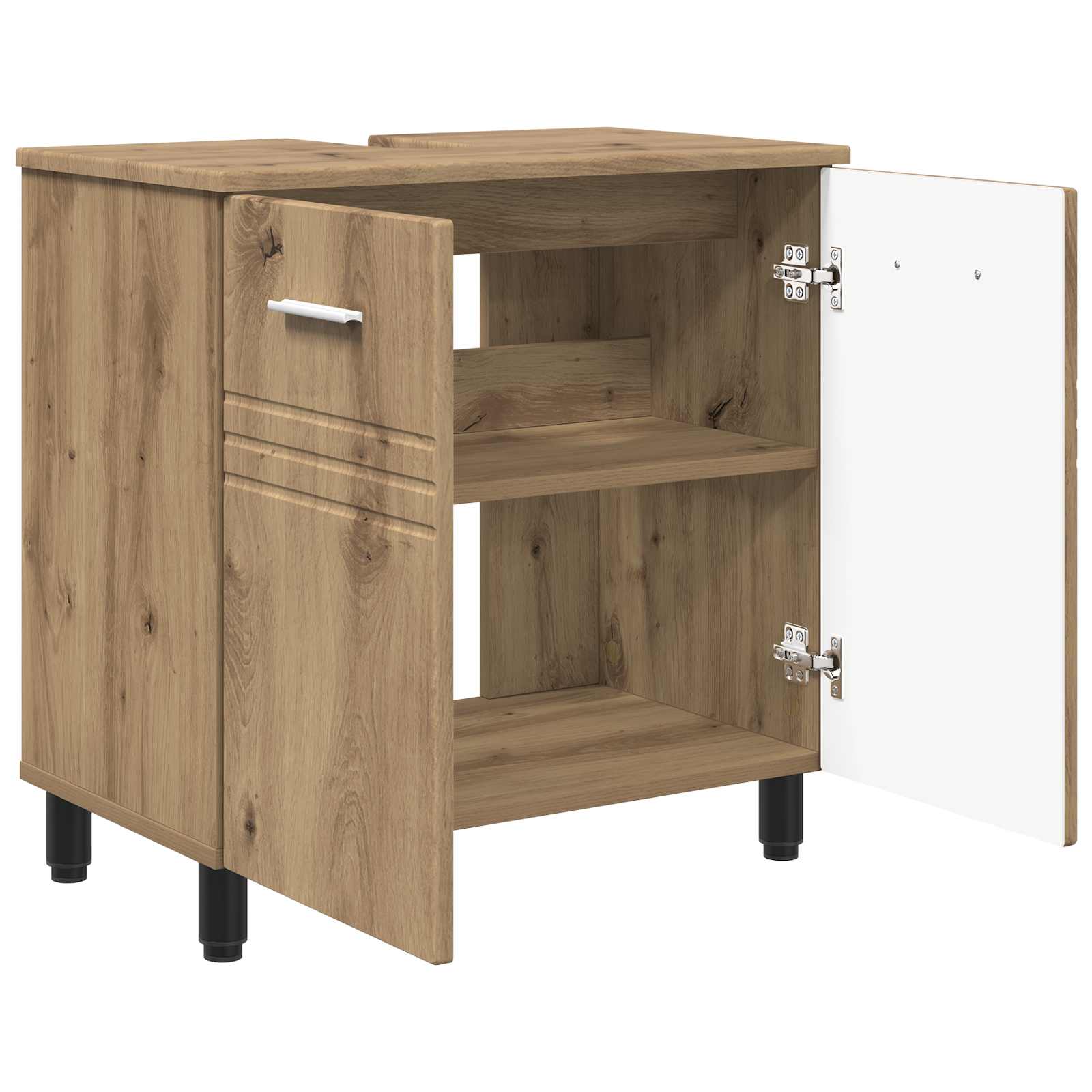 Έπιπλο μπάνιου Artisan Δρυς 60 x 35 x 60 εκ. Επεξεργασμένο Ξύλο - Pakobazaar