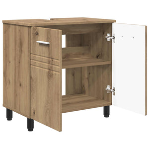 Έπιπλο μπάνιου Artisan Δρυς 60 x 35 x 60 εκ. Επεξεργασμένο Ξύλο - Pakobazaar