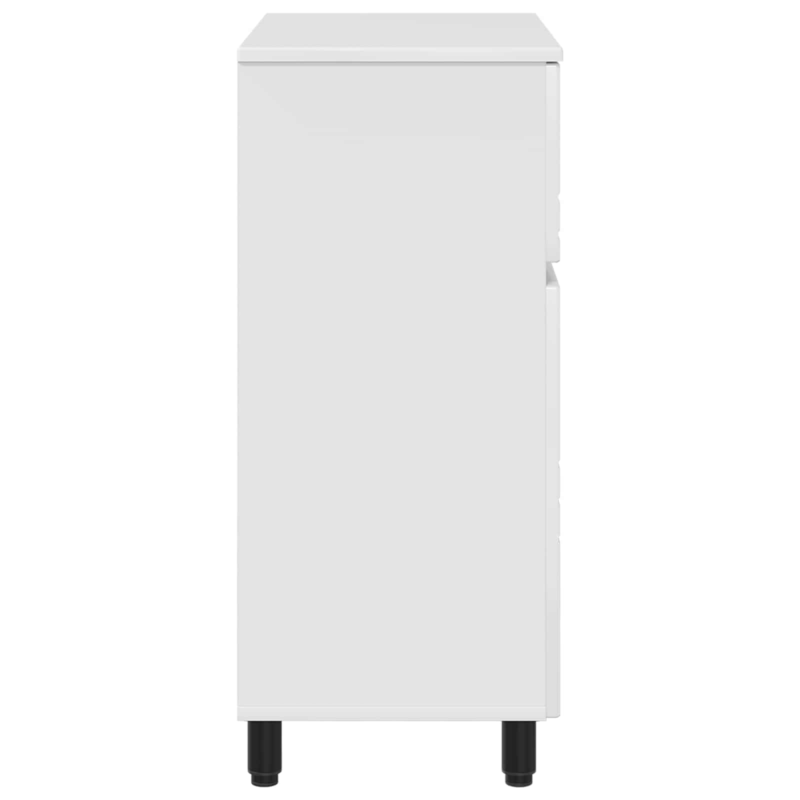 Έπιπλο μπάνιου Γυαλιστερό Λευκό 60 x 35 x 80 εκ - Pakobazaar