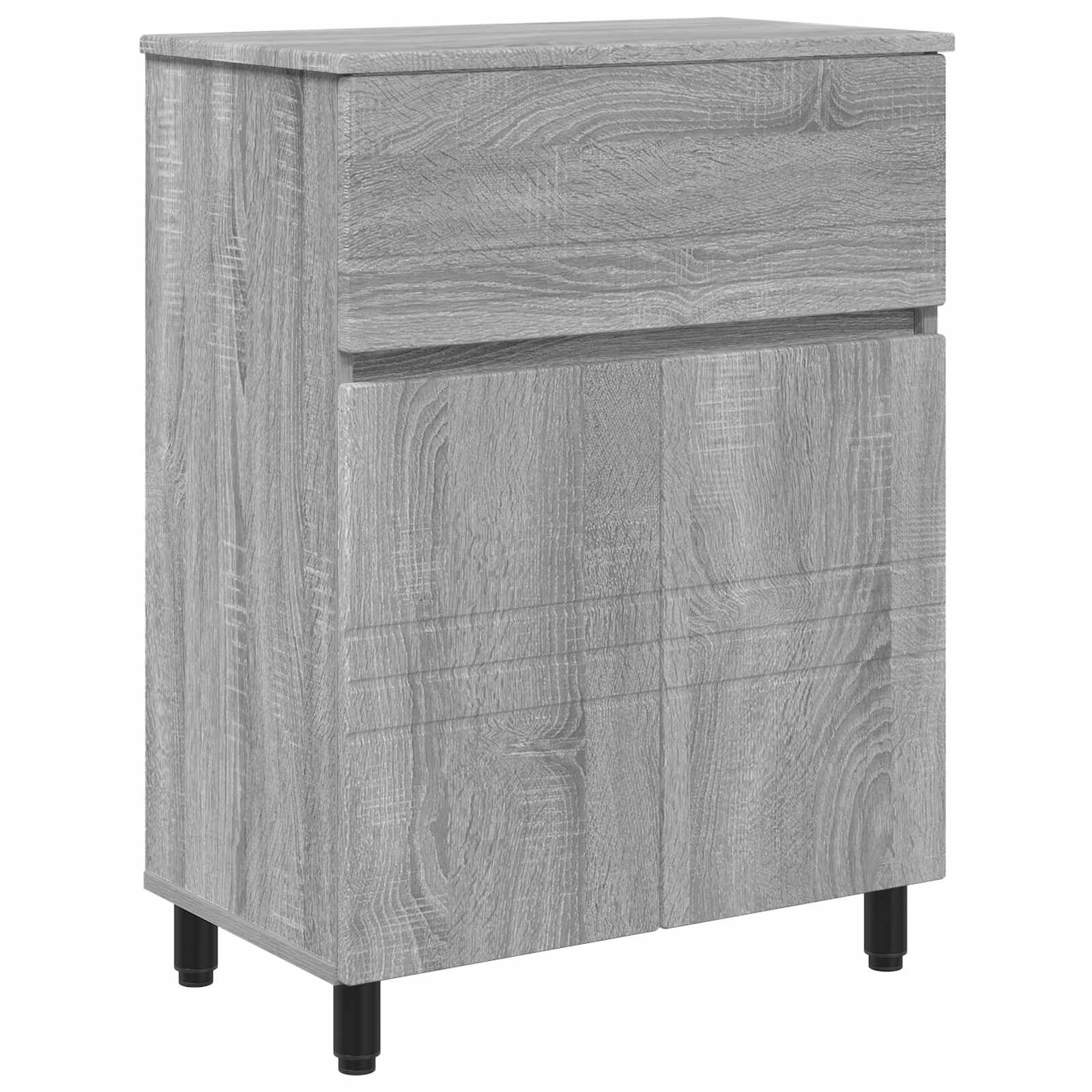 Έπιπλο μπάνιου Γκρι Sonoma 60 x 35 x 80 εκ Επεξεργασμένο Ξύλο - Pakobazaar