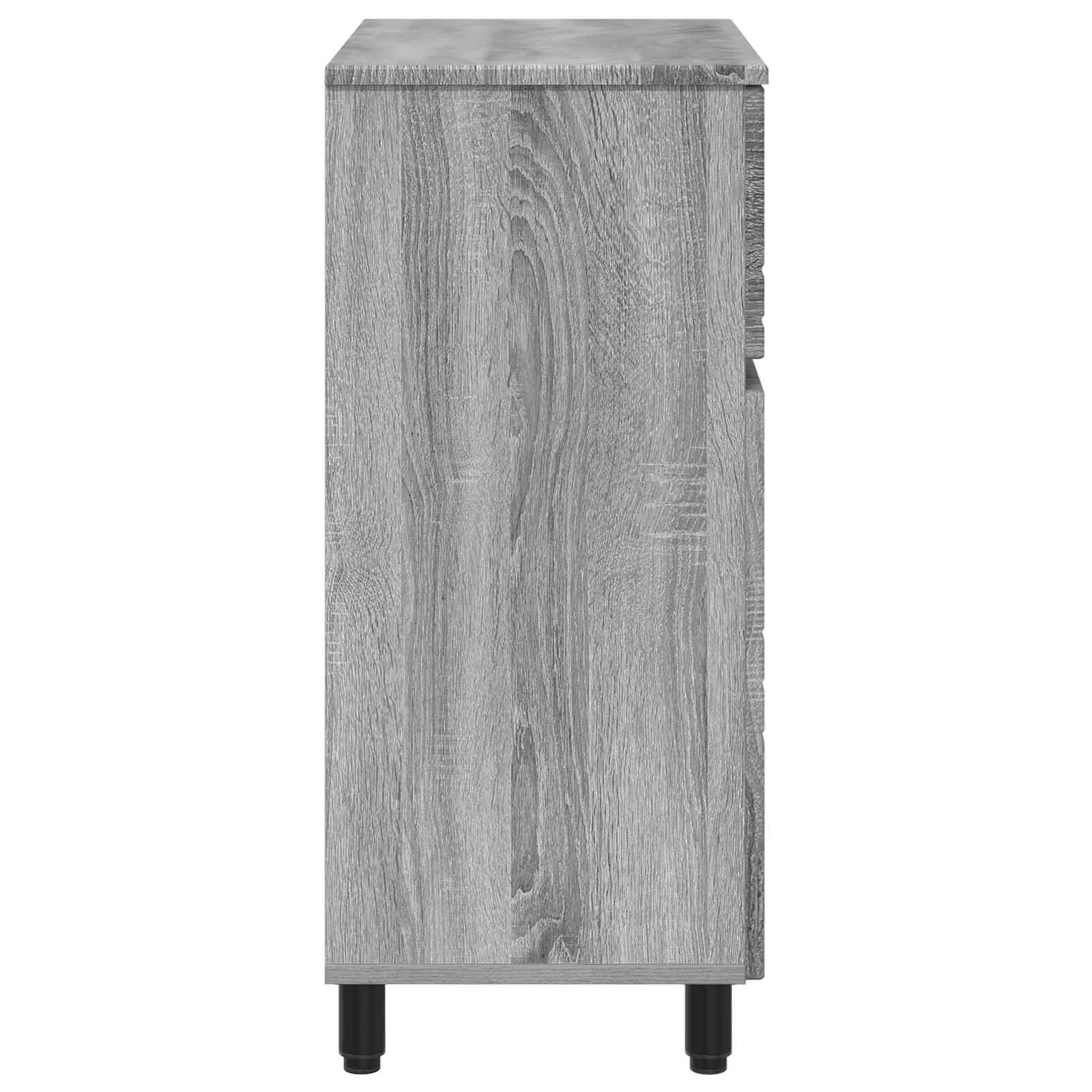 Έπιπλο μπάνιου Γκρι Sonoma 60 x 35 x 80 εκ Επεξεργασμένο Ξύλο - Pakobazaar