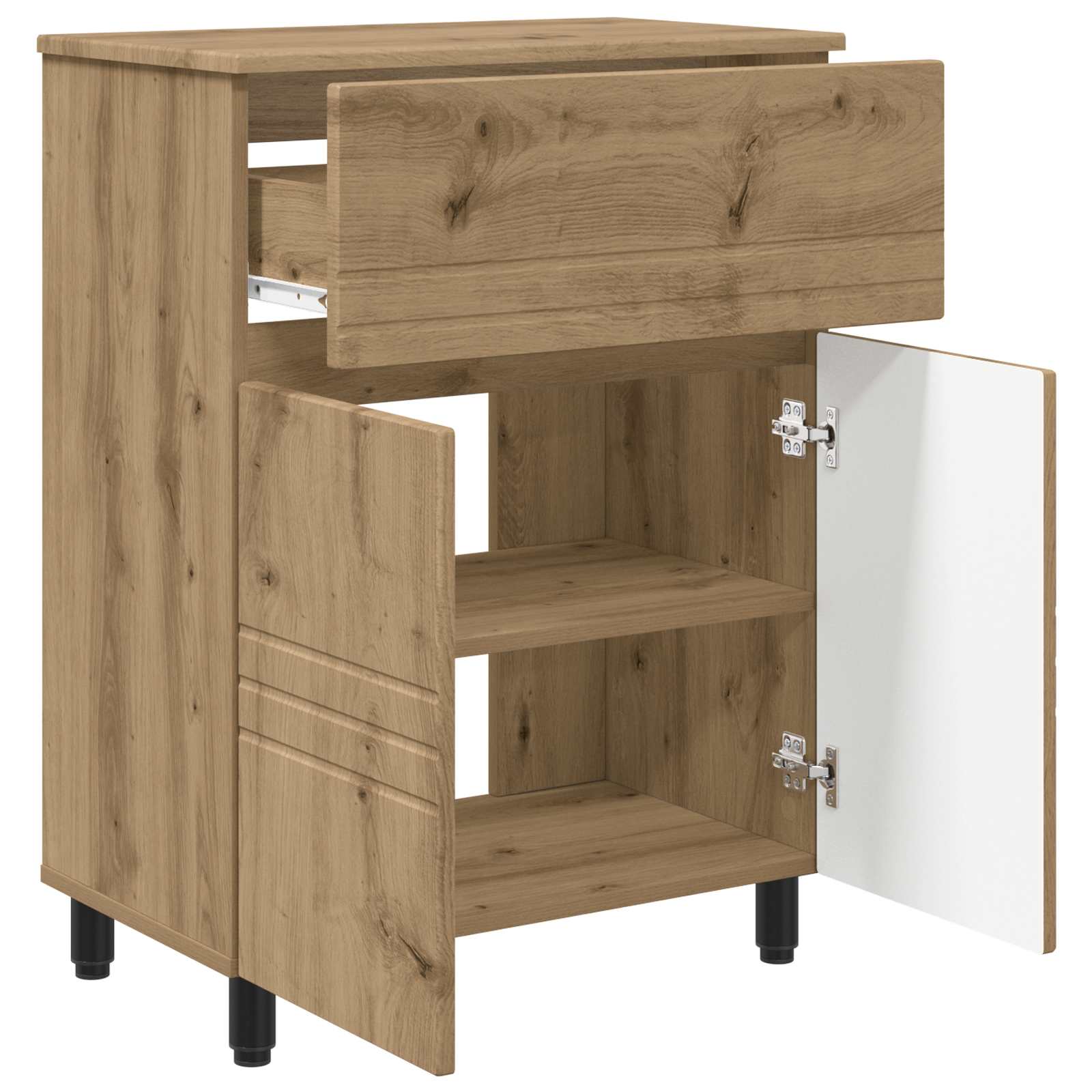 Έπιπλο μπάνιου Artisan Δρυς 60 x 35 x 80 εκ Επεξεργασμένο Ξύλο - Pakobazaar