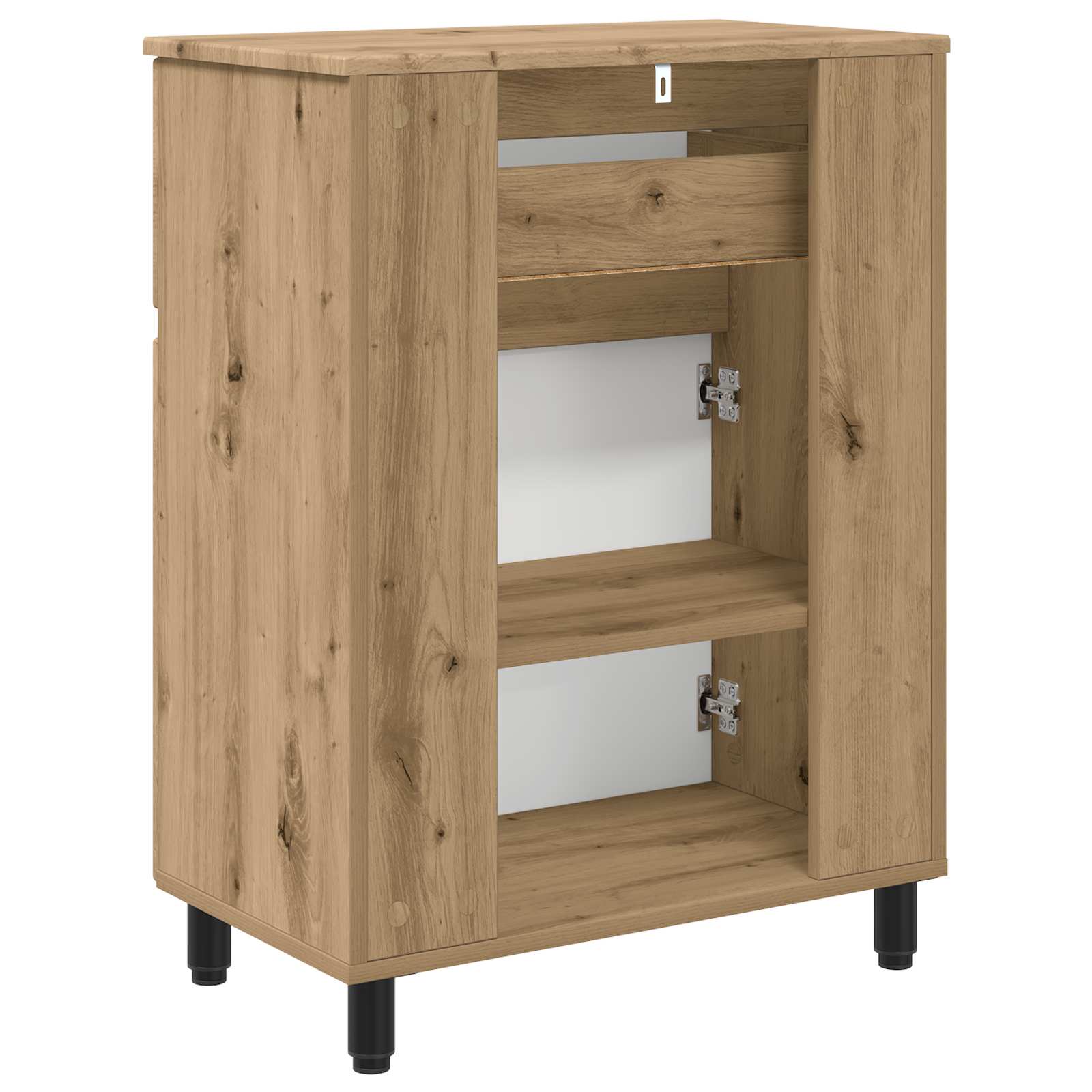 Έπιπλο μπάνιου Artisan Δρυς 60 x 35 x 80 εκ Επεξεργασμένο Ξύλο - Pakobazaar