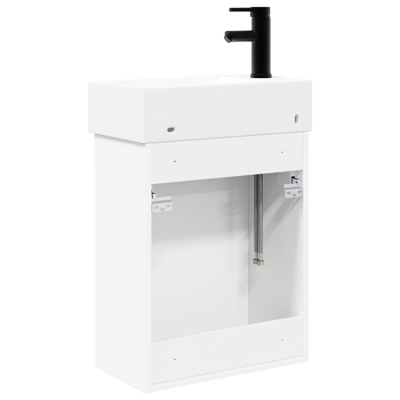 Μονάδα μπάνιου με βρύση Λευκό 45,5 x 22,5 x 84 εκ - Pakobazaar