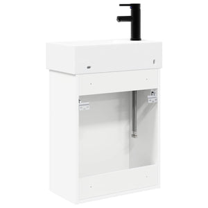 Μονάδα μπάνιου με βρύση Λευκό 45,5 x 22,5 x 84 εκ - Pakobazaar