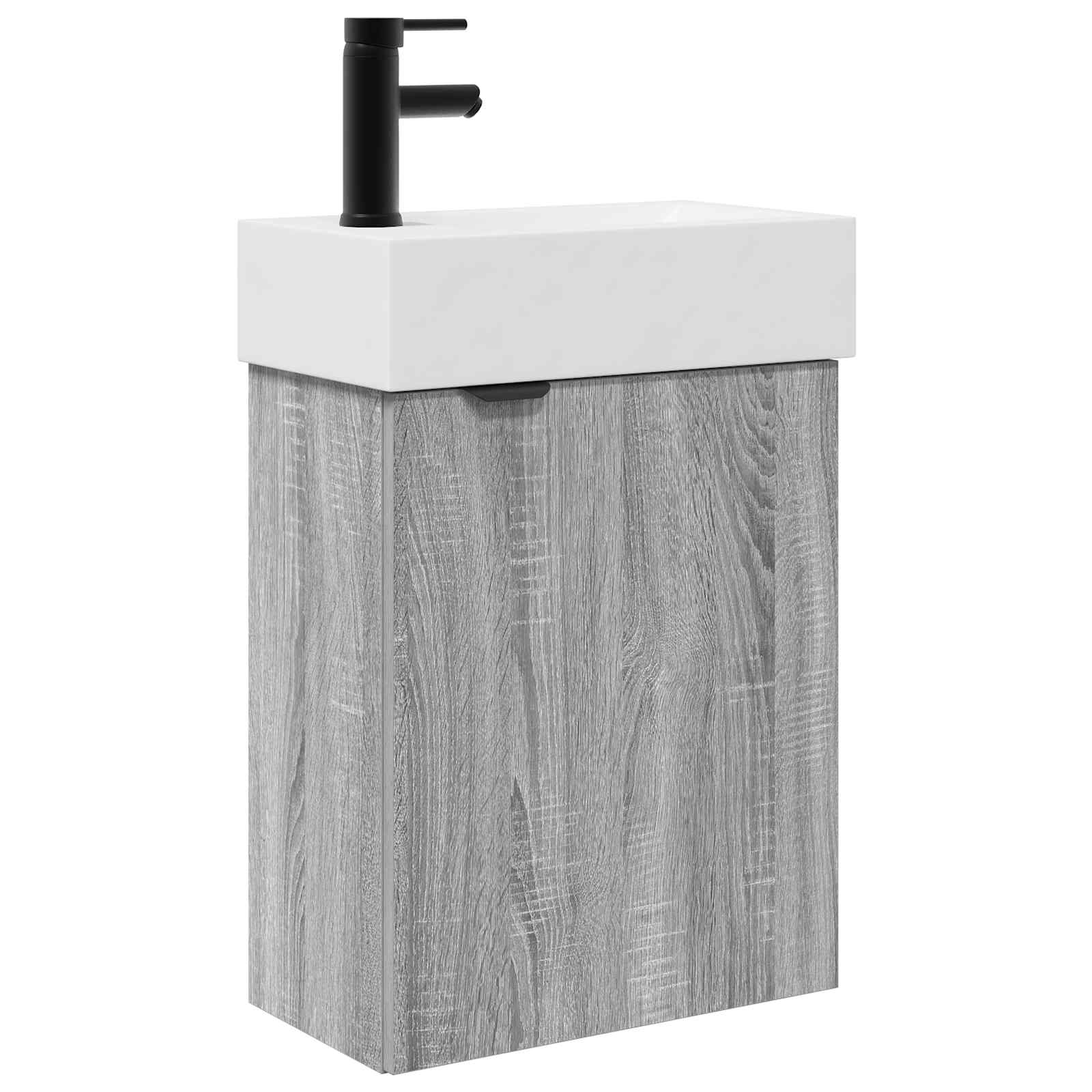 Μονάδα μπάνιου με βρύση Γκρι Sonoma 45,5 x 22,5 x 84 εκ - Pakobazaar
